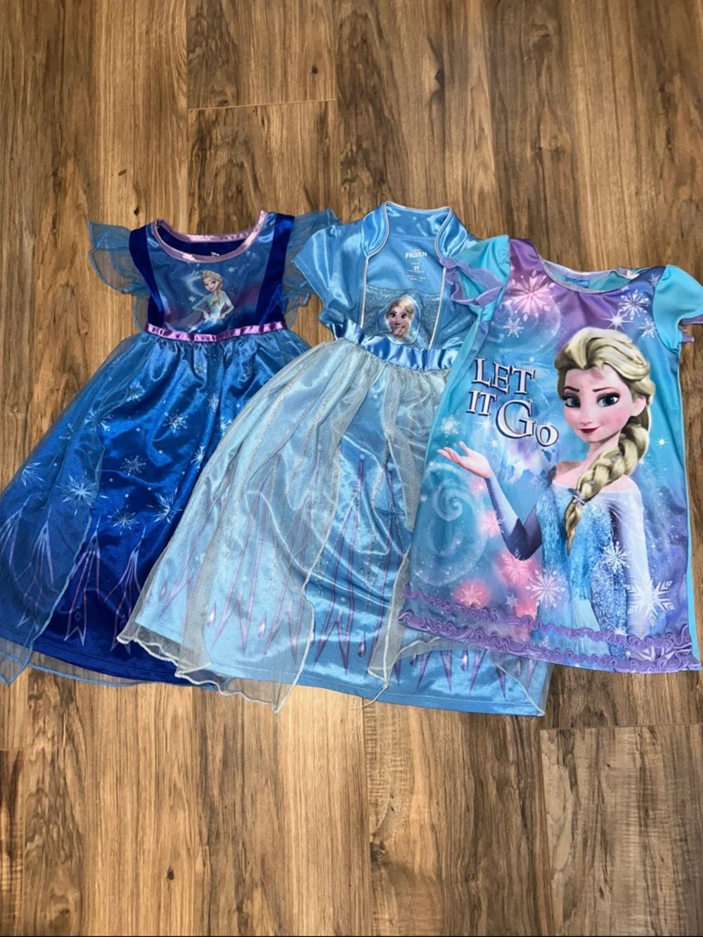 Disney Elsa Dress Set - Blue, Light Blue & Purple - Picture 1 of 10